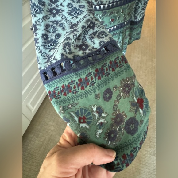 Stunning Sea New York Bohemian Maxi Dress - 100% silk exterior New Without Tags - Picture 5 of 5